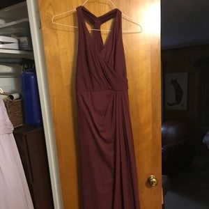 Full length bridesmaid dress